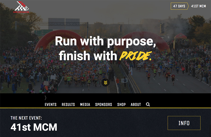 Marine Corps Marathon Website
