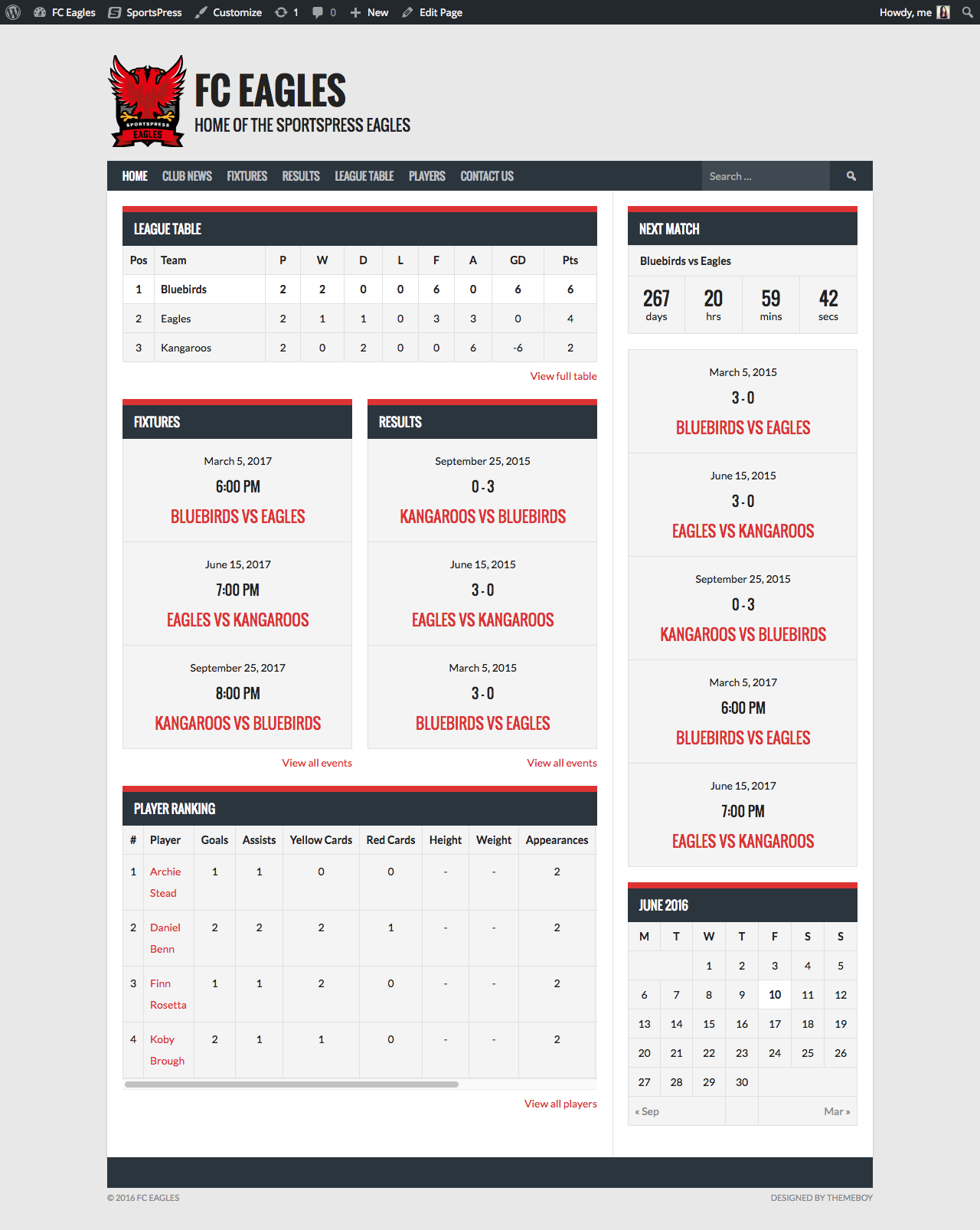 how-to-create-a-free-sports-website-eagles-website-with-custom-menu