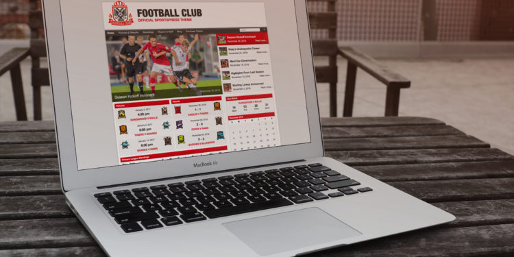 New Theme: Football Club for SportsPress